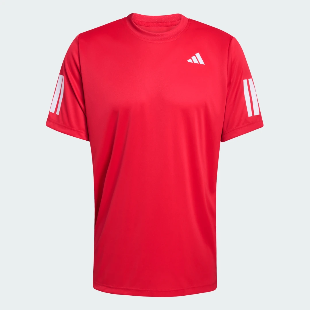 Thumbnail 3 de Camiseta Club Tennis Climacool 3-Stripes de Adidas – Rojo