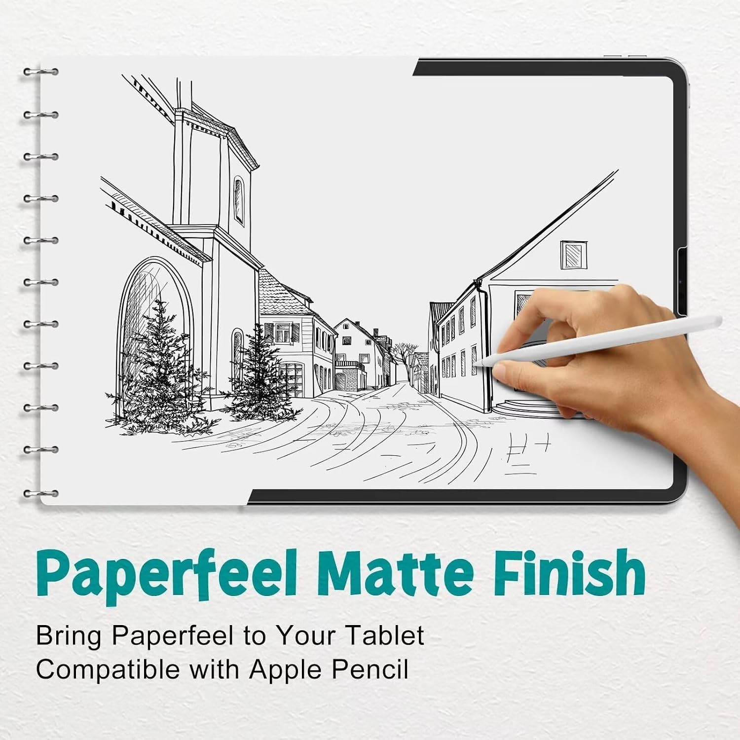 Detalle 2 de Paperfeel 2 Pack Matte PET Screen Protector for iPad Air 13 inch (M4/M3/M2) 2026–2024