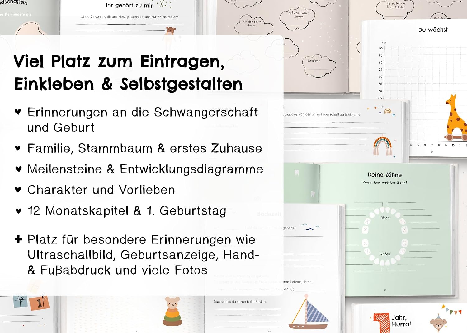 Thumbnail 3 de Mein erstes Jahr Babyalbum 72 Seiten