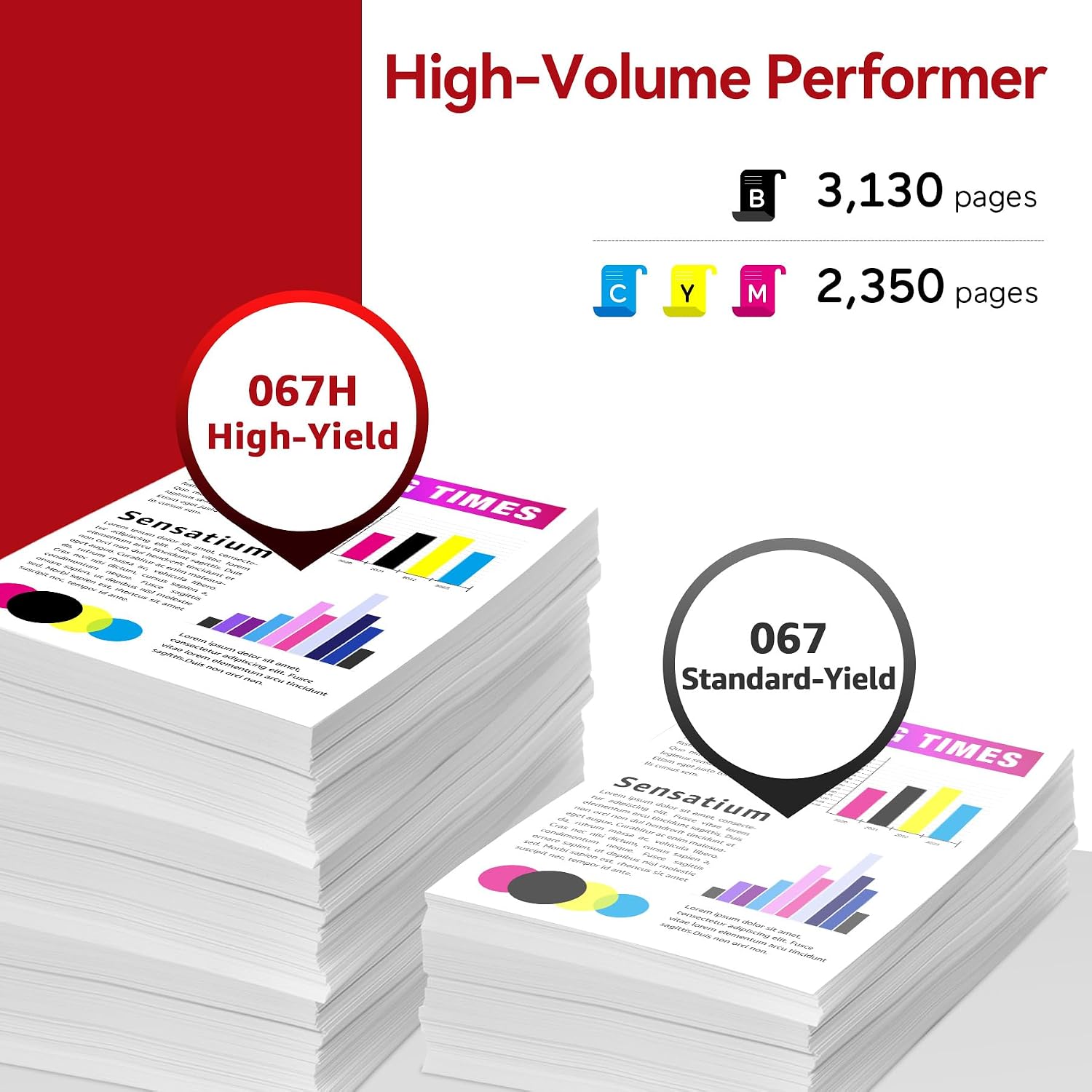 Detalle 1 de Valinkso Compatible Toner Cartridge Set 4-Pack