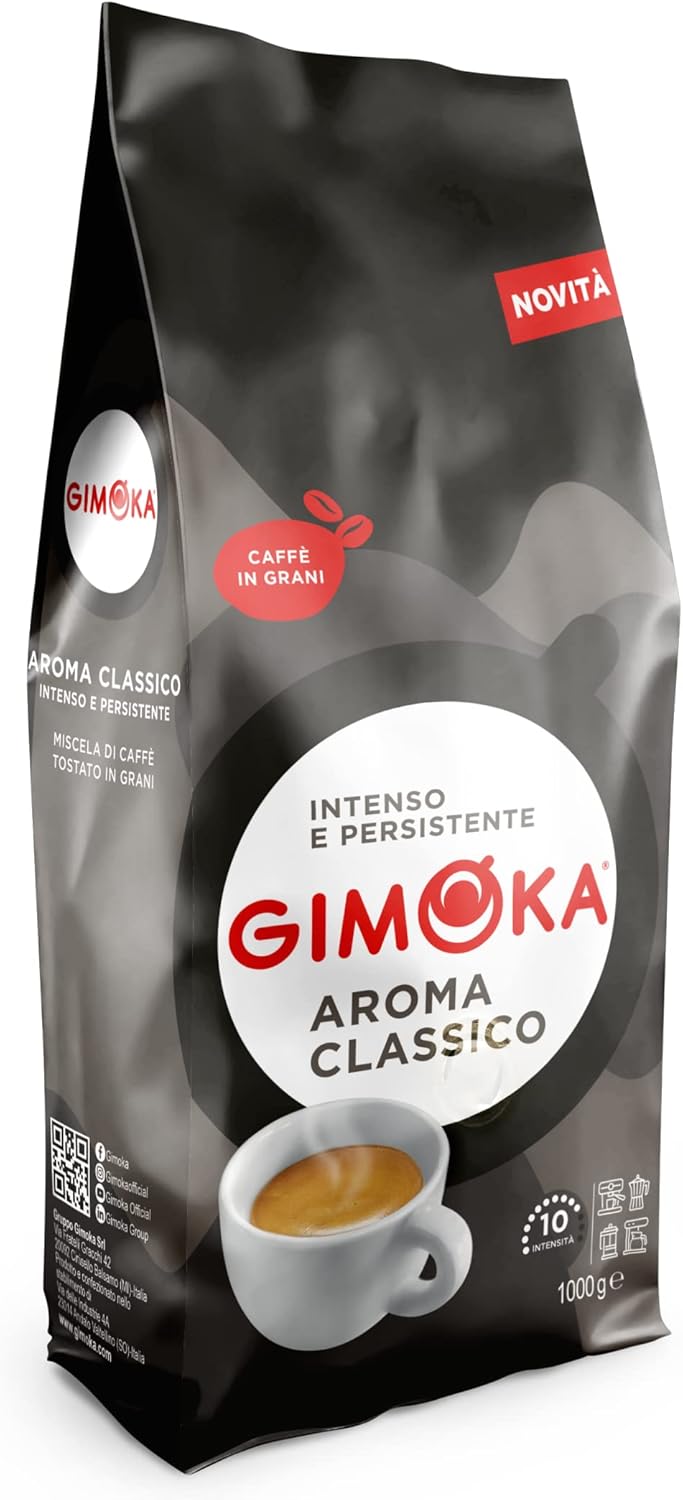Detalle de Gimoka Miscela Aroma Classico – Caffè in grani 1 kg