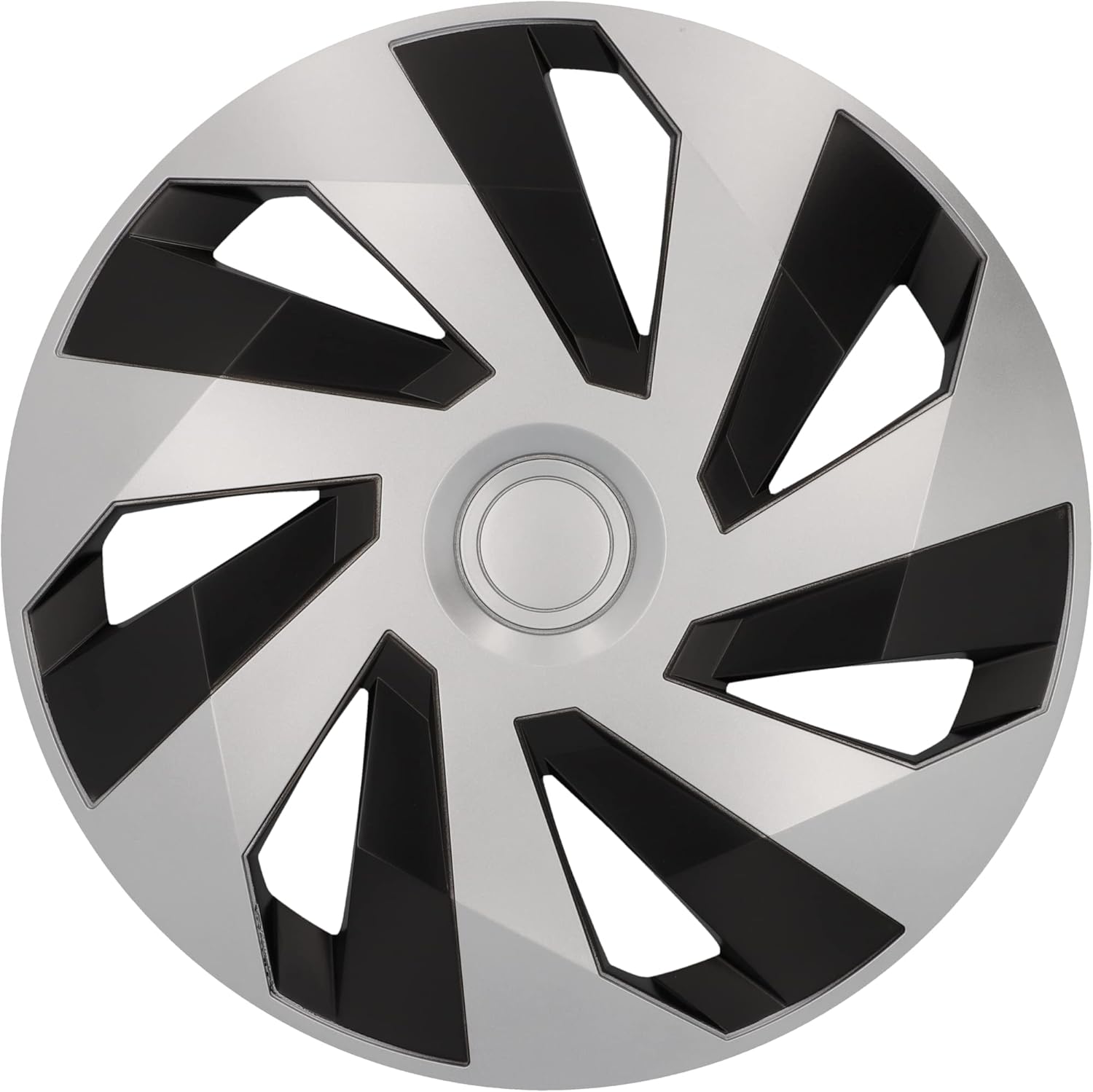 Thumbnail 4 de cartrend Daytona Universal Radzierblenden 15 Zoll – Schwarz/Silber, 4er-Set