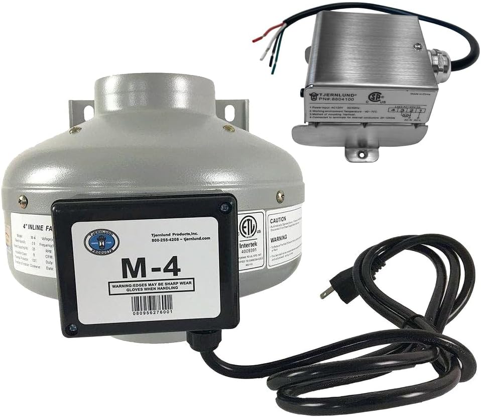Thumbnail 6 de Tjernlund Dryer Duct Booster Fan M-4DBT