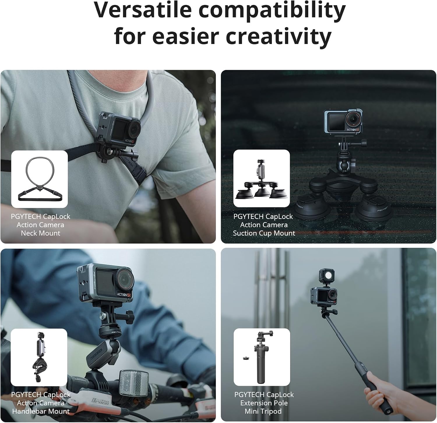 Thumbnail 5 de PGYTECH Gabbia per DJI Osmo Action 6 76g