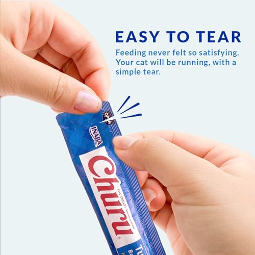Thumbnail 6 de INABA Churu Cat Treats, Lickable Creamy Purée – Chicken Variety, 0.5 oz Tubes (120 total)