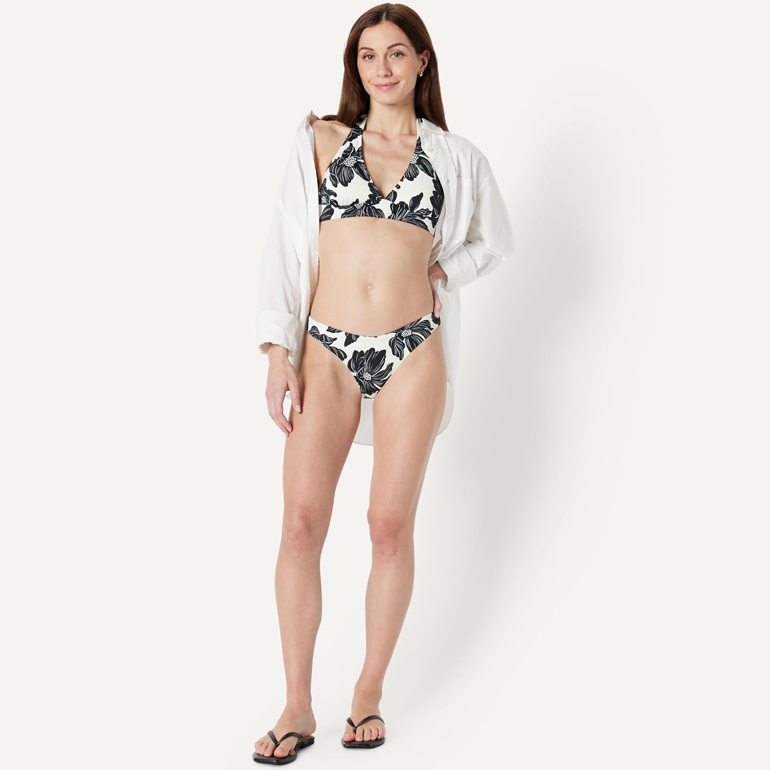 Detalle de Amazon Essentials High-Cut Bikini Bottom (Slim Fit) for Women