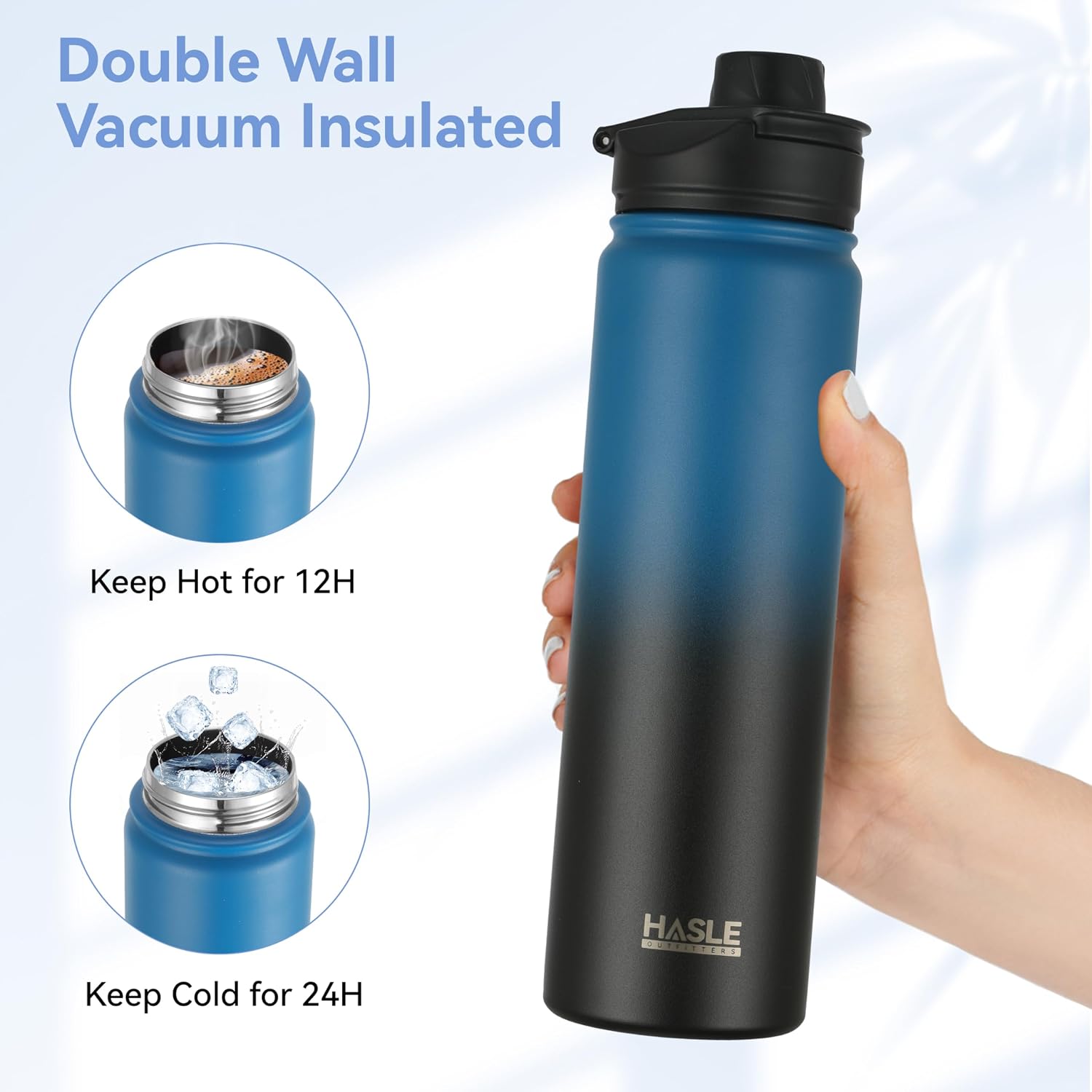 Thumbnail 5 de HASLE OUTFITTERS Insulated 22 oz Water Bottle đ„€