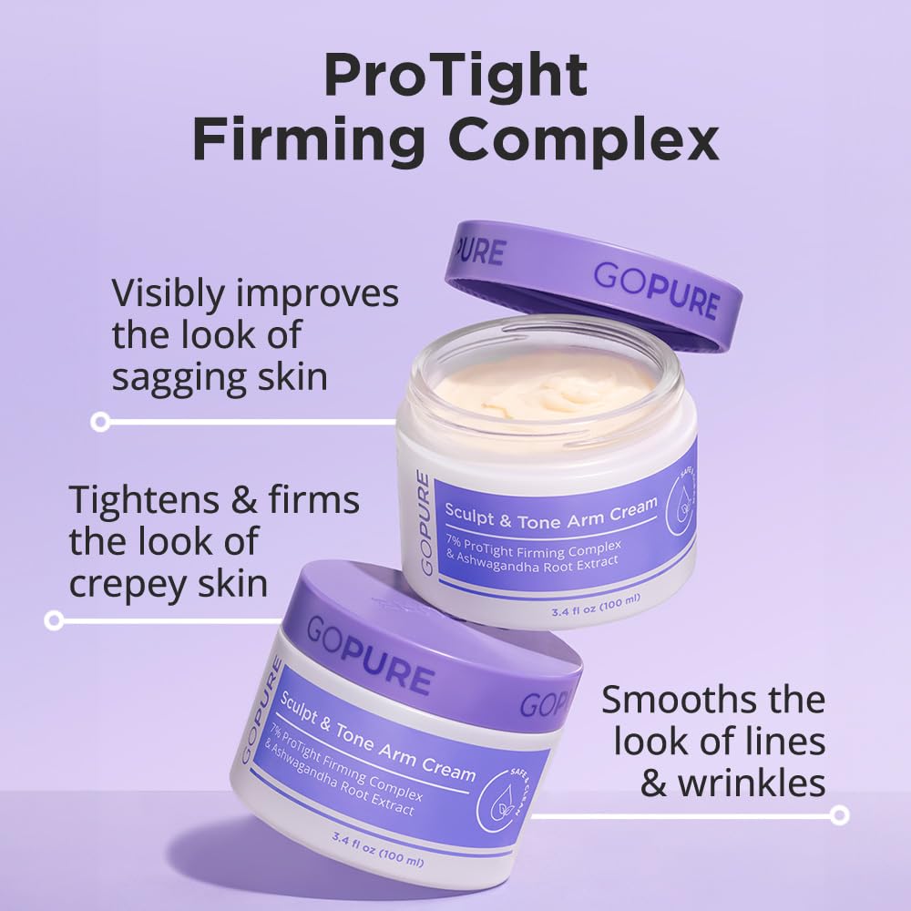Detalle 2 de goPure Sculpt & Tone Arm Cream 4-8 weeks
