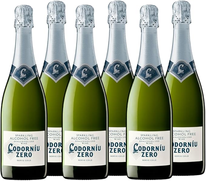 Detalle de Codorníu Zero 🍾 - Espumoso sin alcohol, 6 botellas 75cl