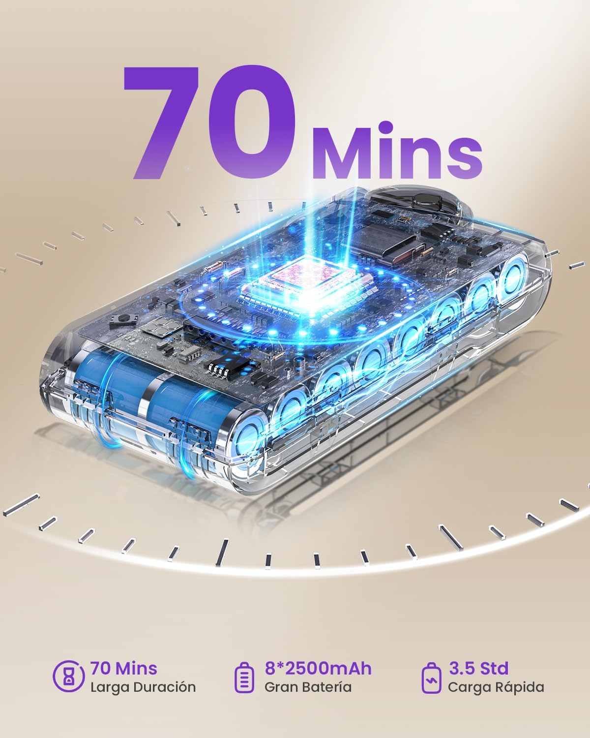 Thumbnail 3 de Aspiradora 550W 45 kPa sin cable 1,6 L