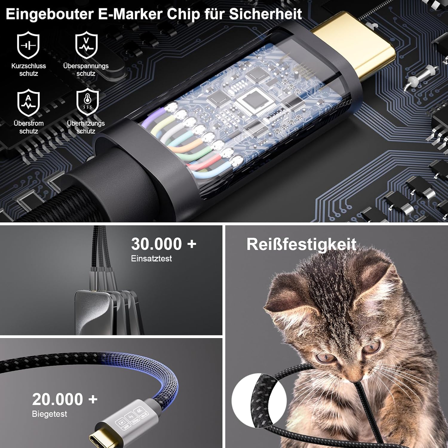 Thumbnail 5 de EUDOBEL USB-C Kabel 2 m 240 W