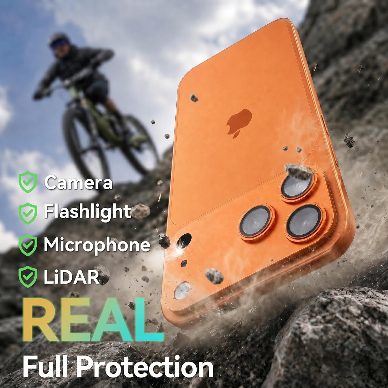 Detalle 2 de Bouvardia Camera Lens Protector for iPhone 17 Pro Max