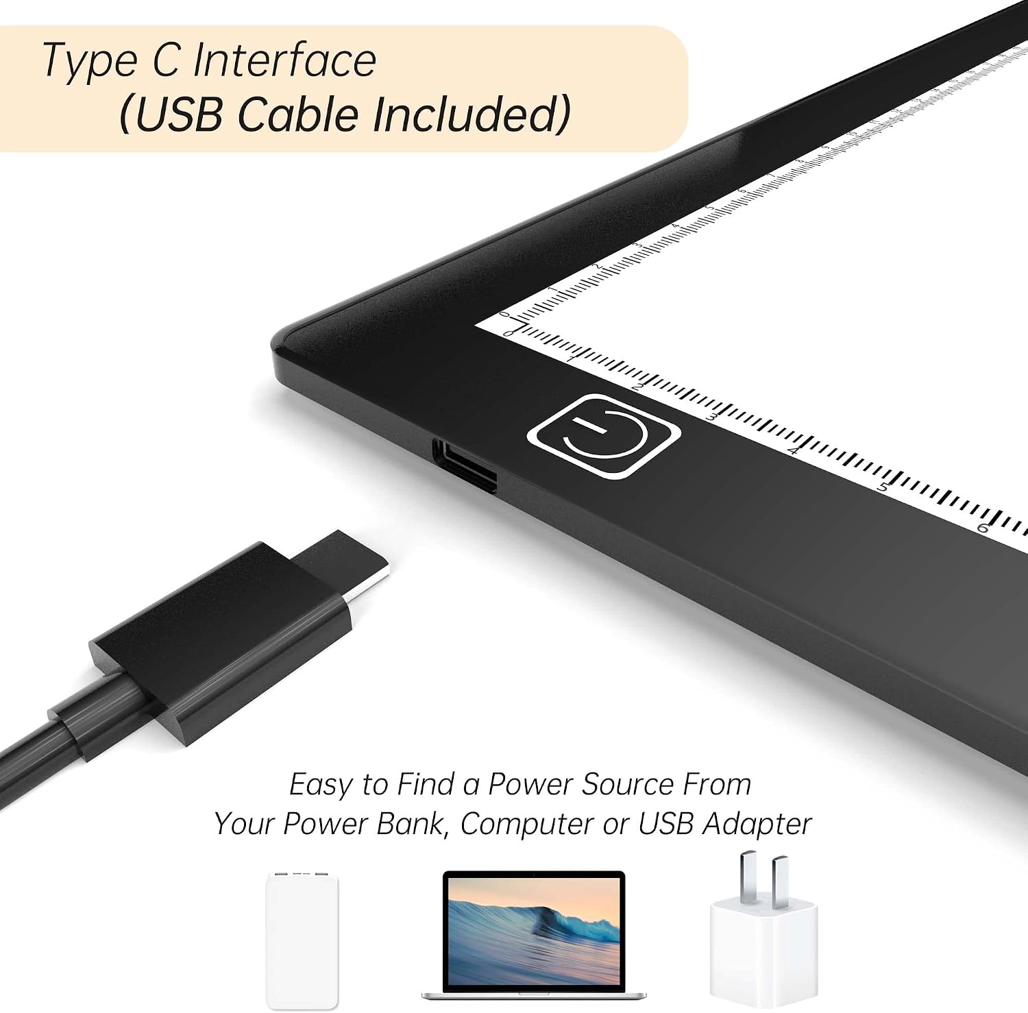 Detalle de JHFart a4128Phot0 ネガ・スライド用ライトボックス 5600K・無段階調光・USB Type-C