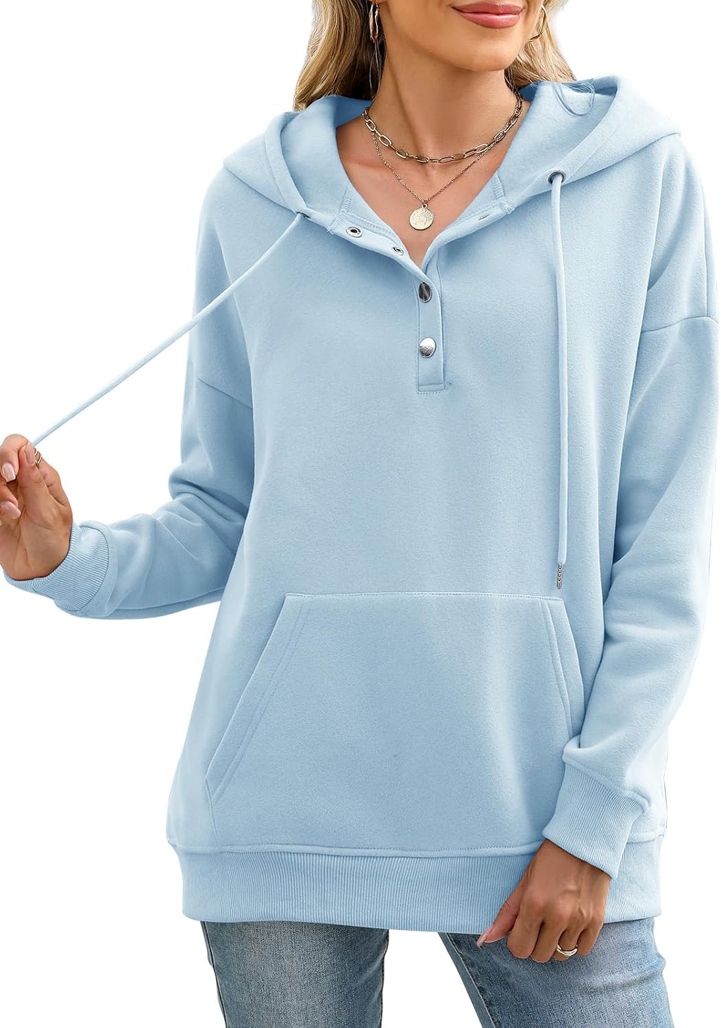 Thumbnail 5 de heekpek Hoodies for Women long sleeve Warm Sweatshirt