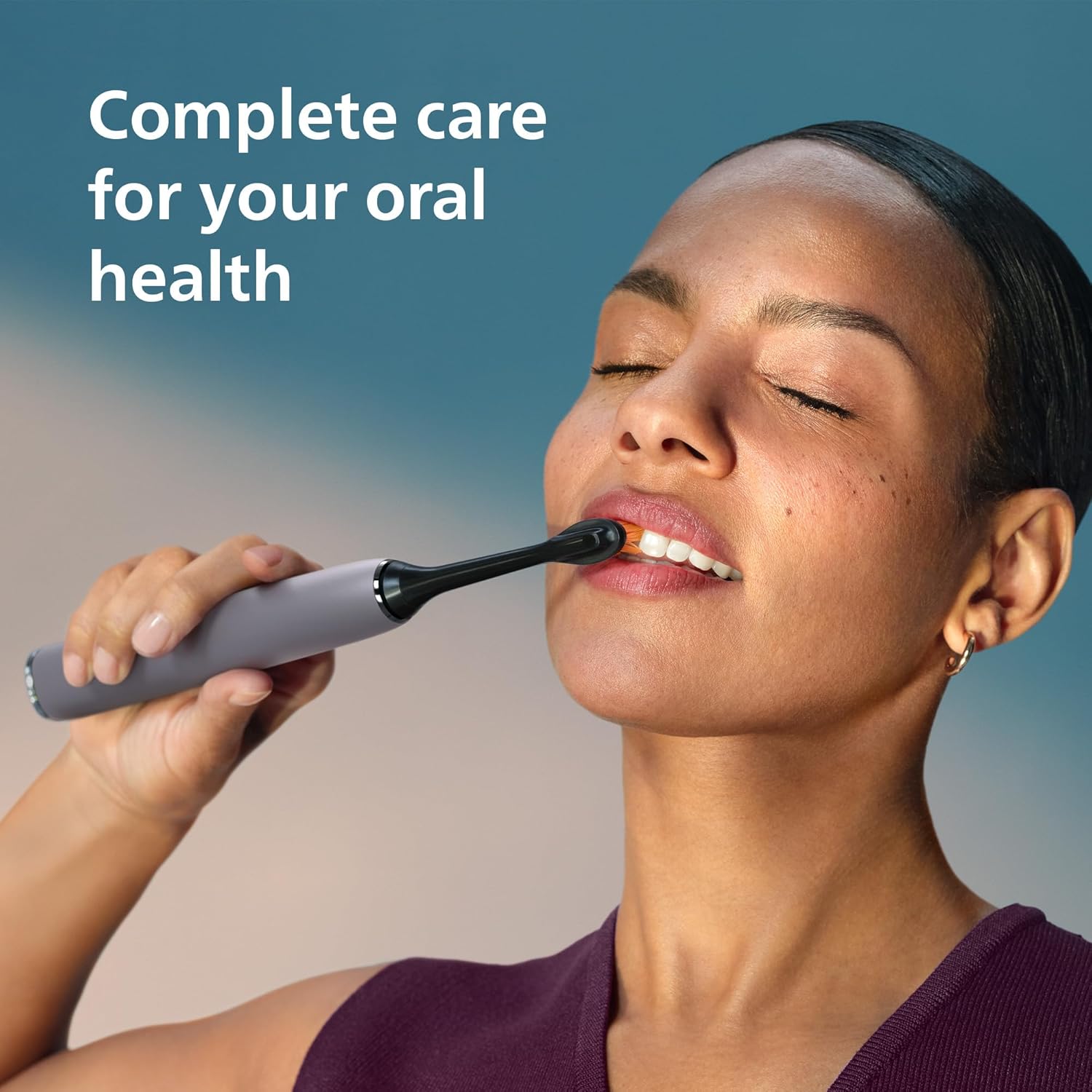 Detalle 2 de Philips Sonicare DiamondClean Smart 9300 Electric Toothbrush (HX9903/45) with App and Pressure Sensor