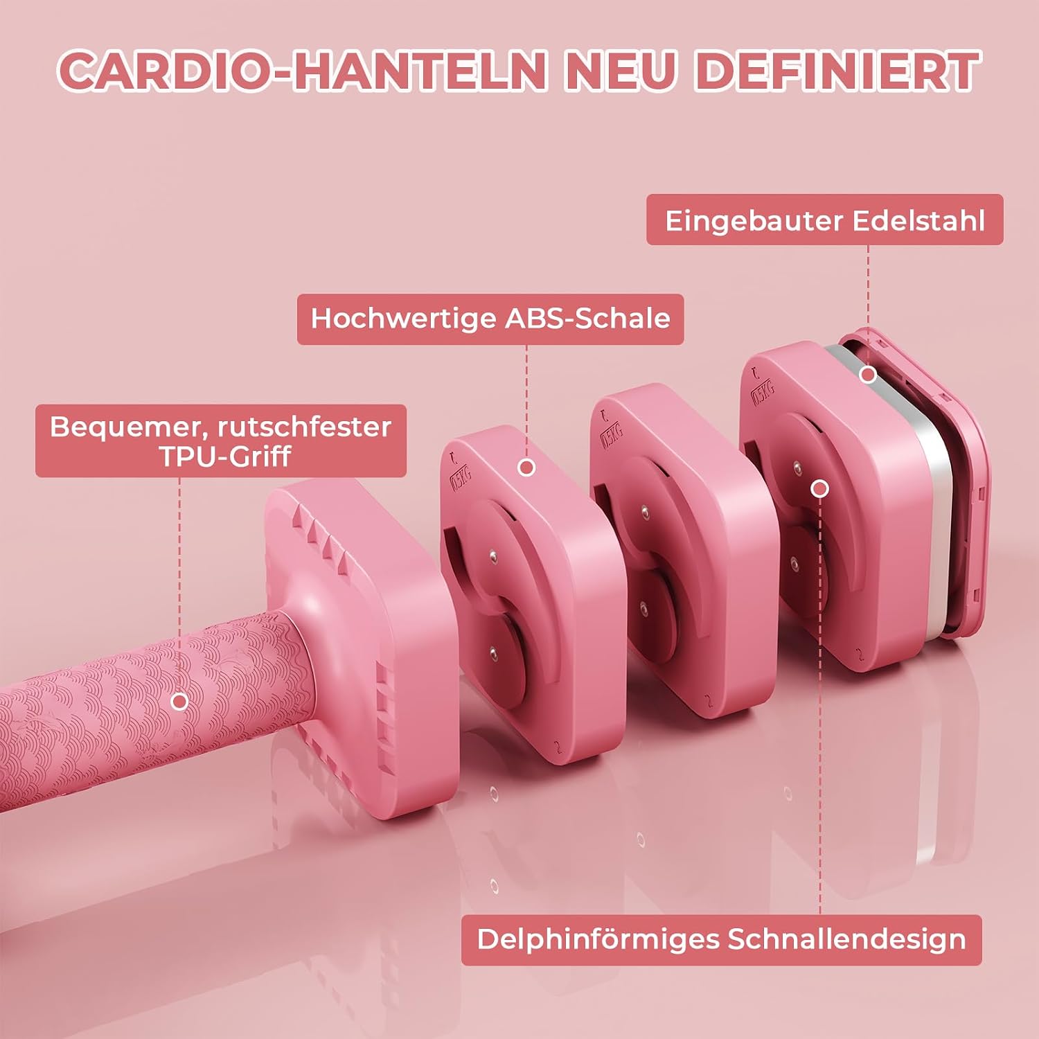 Thumbnail 4 de Dripex Verstellbare Hantel-Set 5 kg/2,5 kg 1 Paar đź’Ş