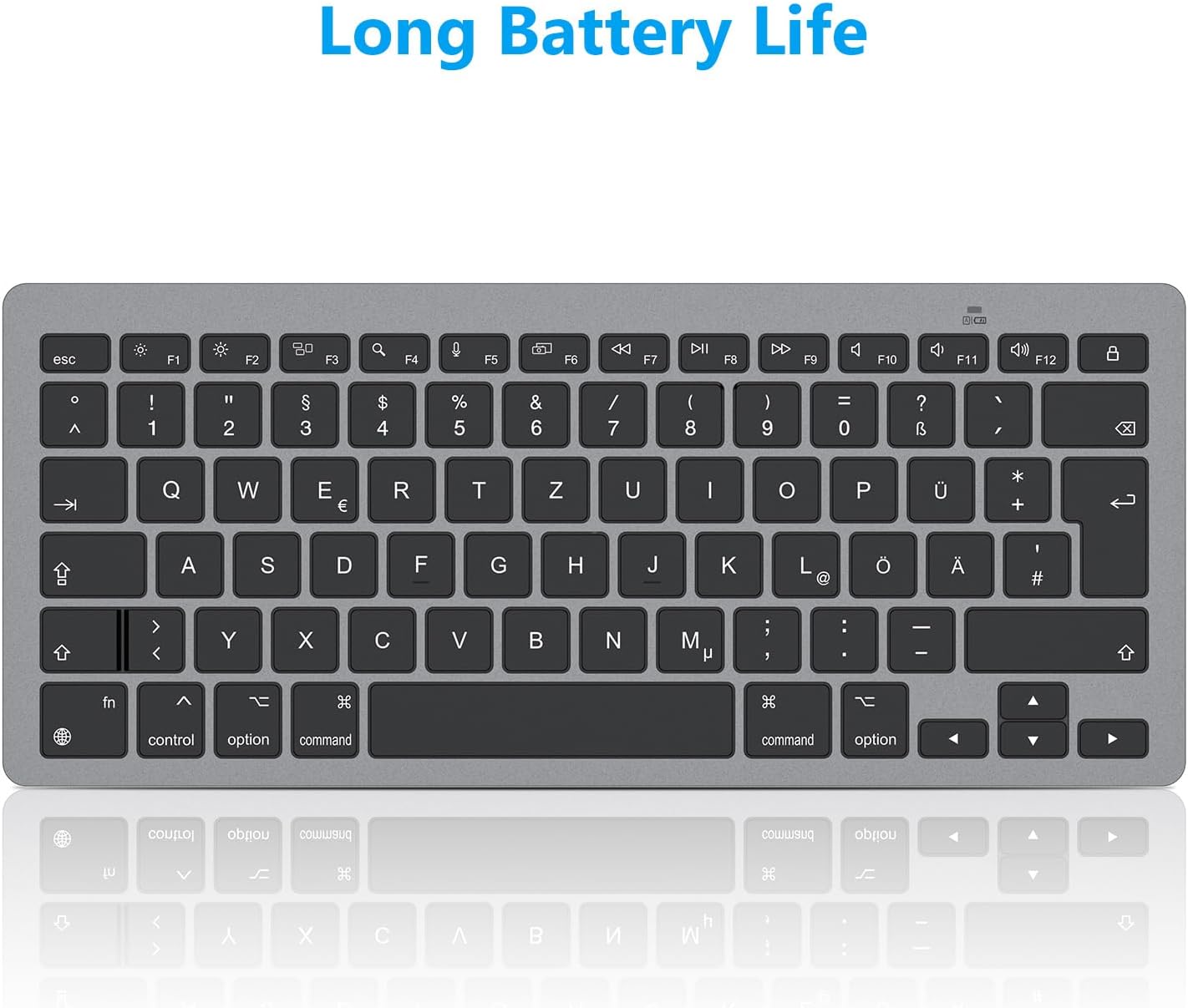 Thumbnail 5 de OMOTON Bluetooth Keyboard for Mac (UK Layout, Space Grey)