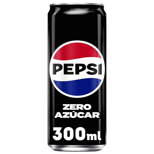 Detalle 1 de Pepsi Zero: refresco de cola sin azúcar ni calorías, pack de 24 latas de 330 ml