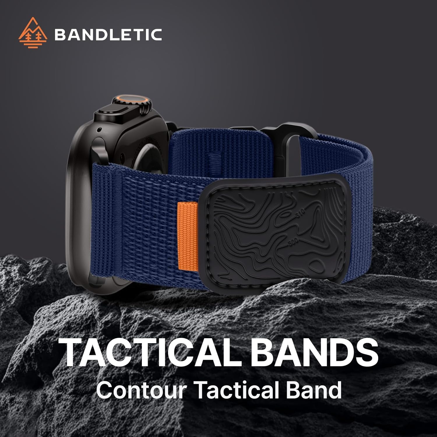 Thumbnail 1 de Bandletic Soft Nylon Loop Strap for Apple Watch Ultra Series & SE (Blue)