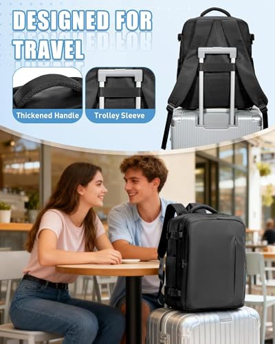 Thumbnail 6 de SZLX Mochila de viaje de cabina 40x30x20 para avión (Ryanair/Vueling/Wizz Air) con compartimento para portátil