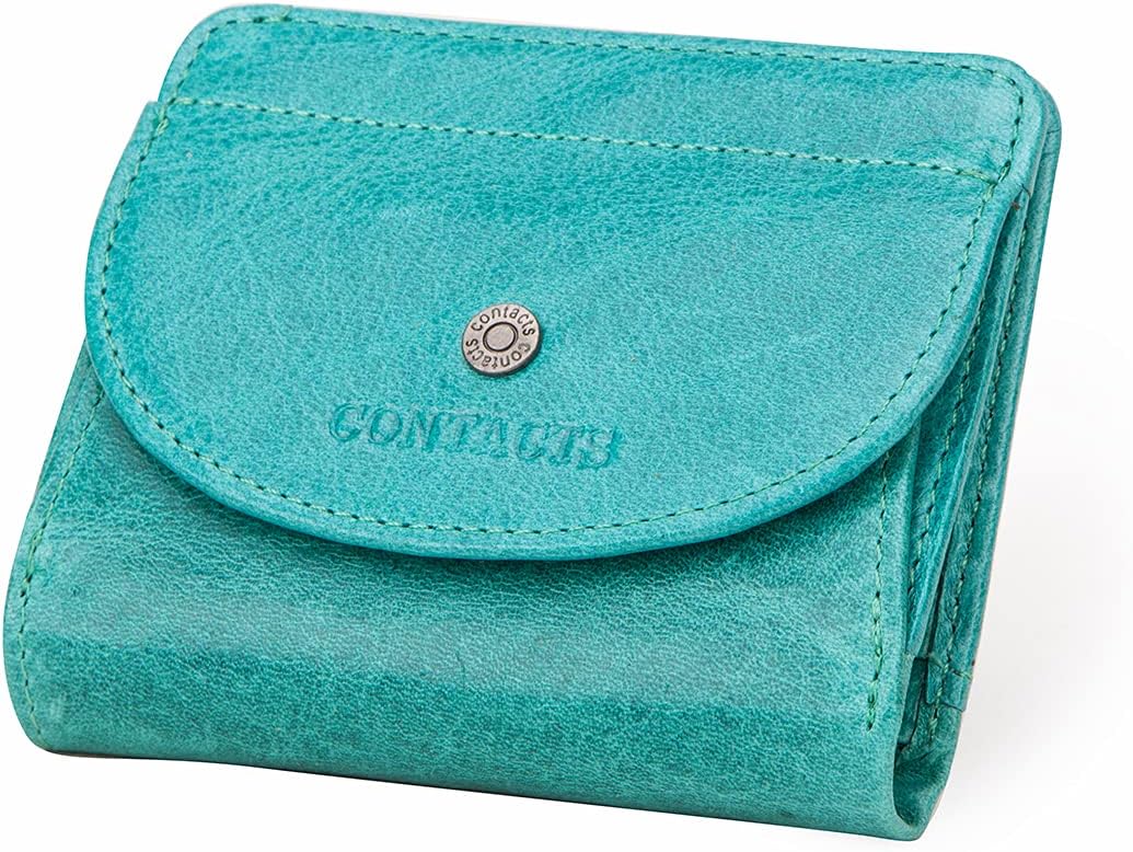 Thumbnail 6 de Contacts Ladies Real Leather Purse – Compact 8-Card Bi-Fold Wallet, Coffee