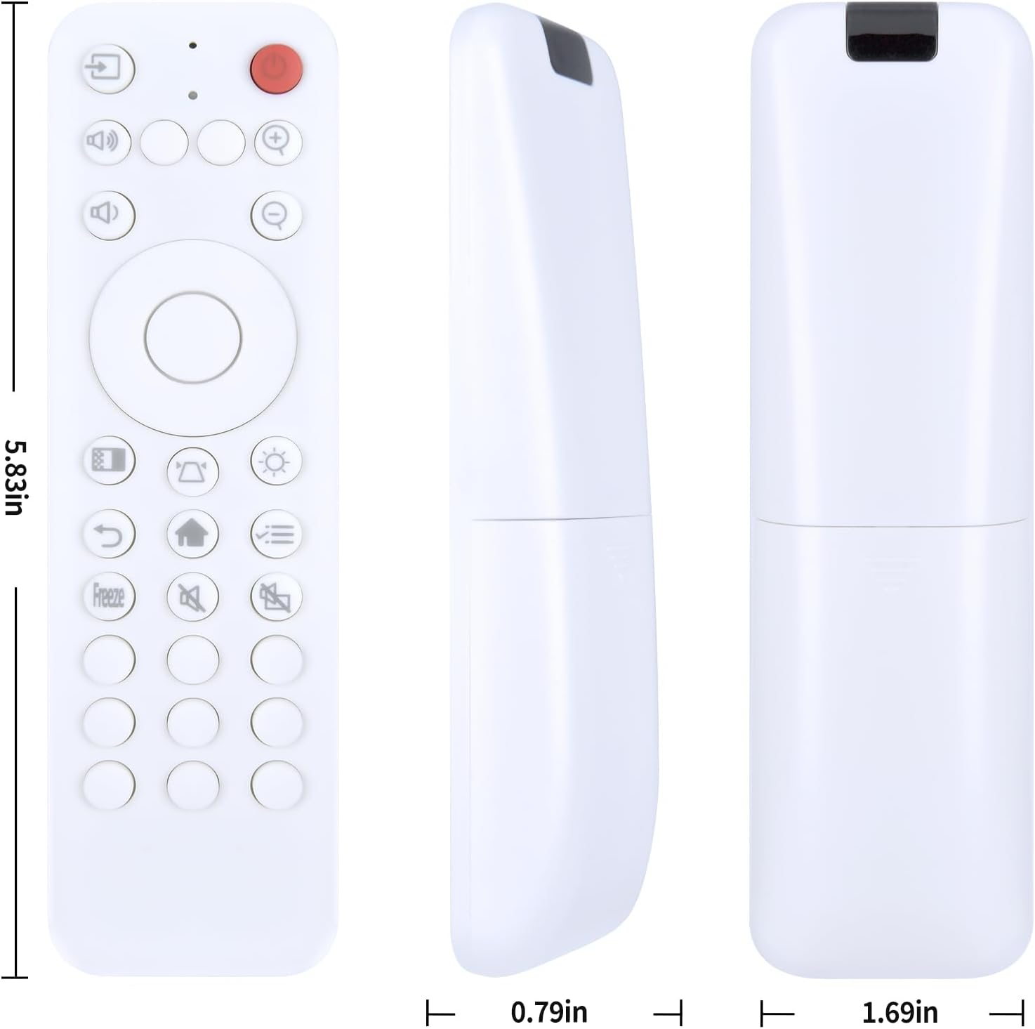 Thumbnail 2 de TCNOUMT replacement remote for Epson CO-FH01, CO-FH02 and CO-W01 home cinema projectors