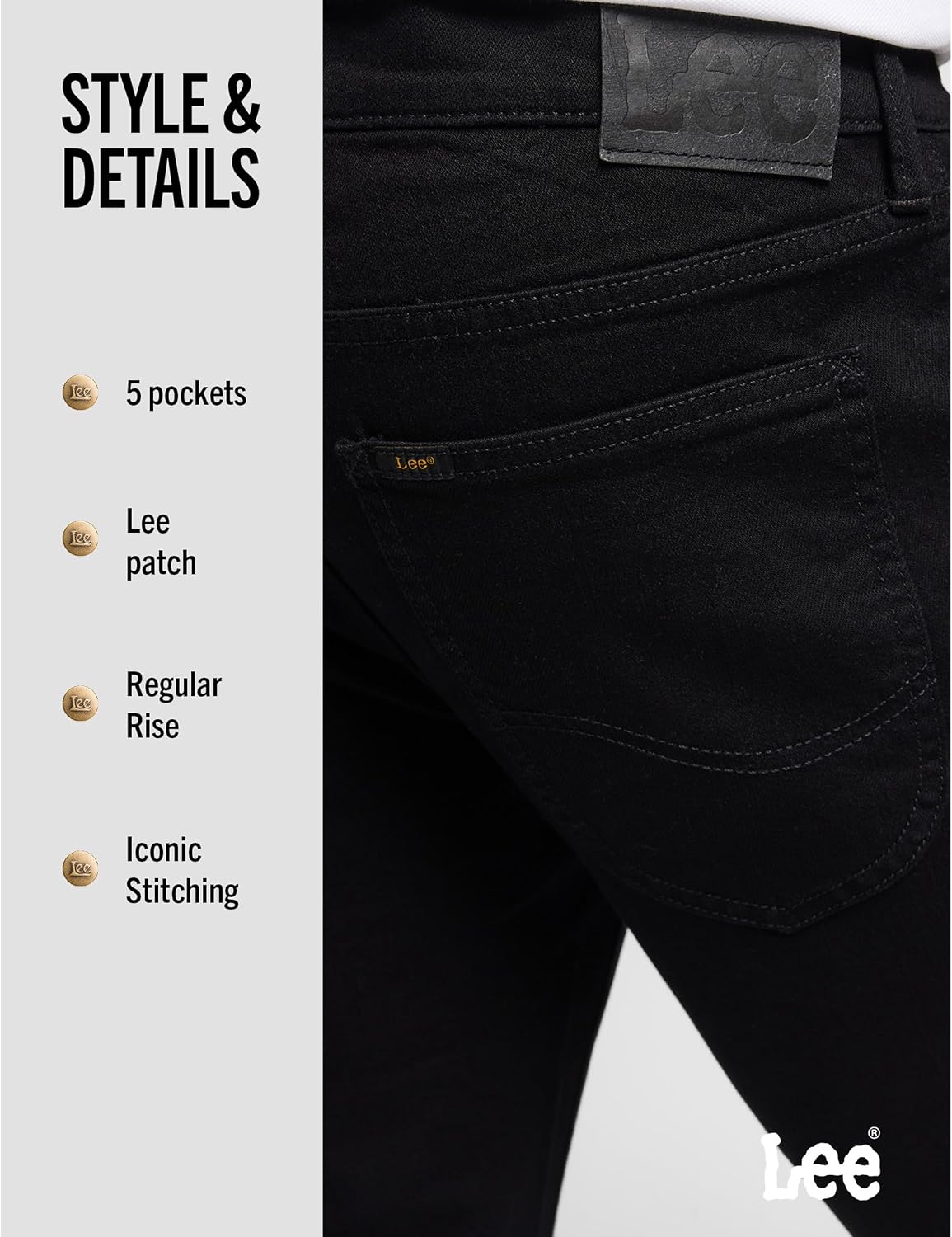 Thumbnail 4 de Lee Luke Jeans for Men – Slim through the thigh with a contemporary taper