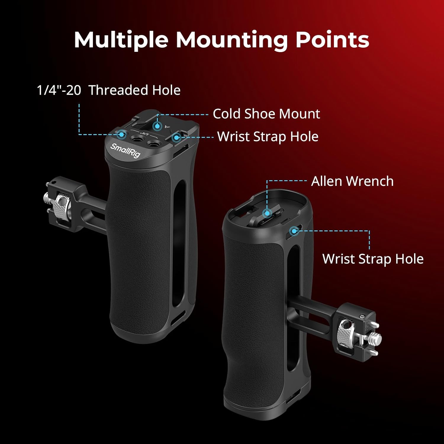Detalle de SmallRig Maniglia laterale con vite di posizionamento 1/4''-20 5950