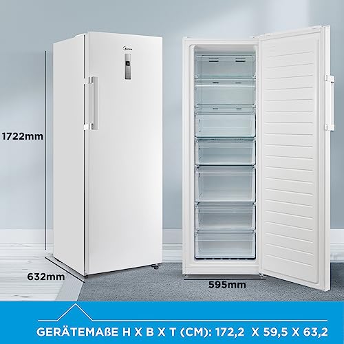 Thumbnail 1 de Midea 238L 2-in-1 Gefrierschrank & Kühlschrank – flexibel einsetzbar, NoFrost, freistehend