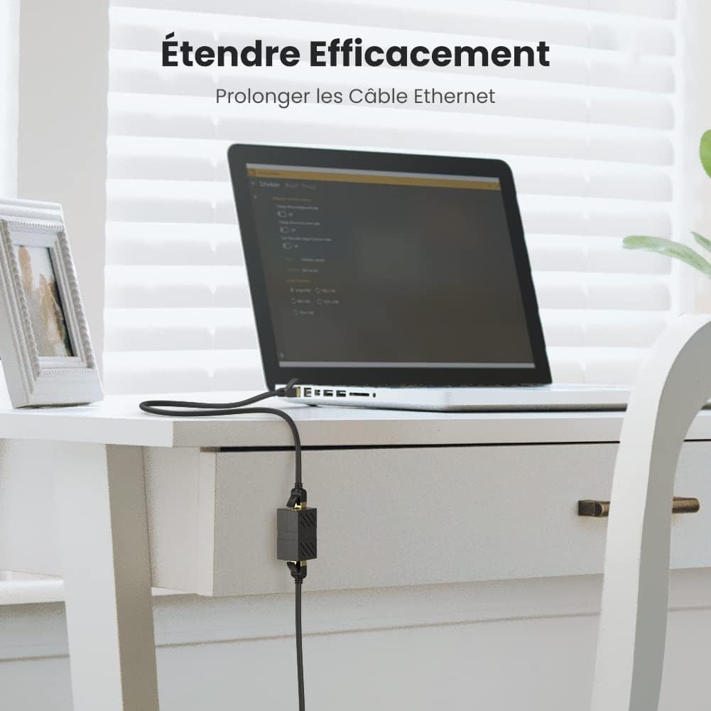 Detalle de UGREEN Lot de 5 Coupleur RJ45 Blindé