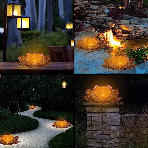 Thumbnail 6 de ORHOMELIFE Lampe Solaire Lotus – Éclairage créatif pour jardin et terrasse