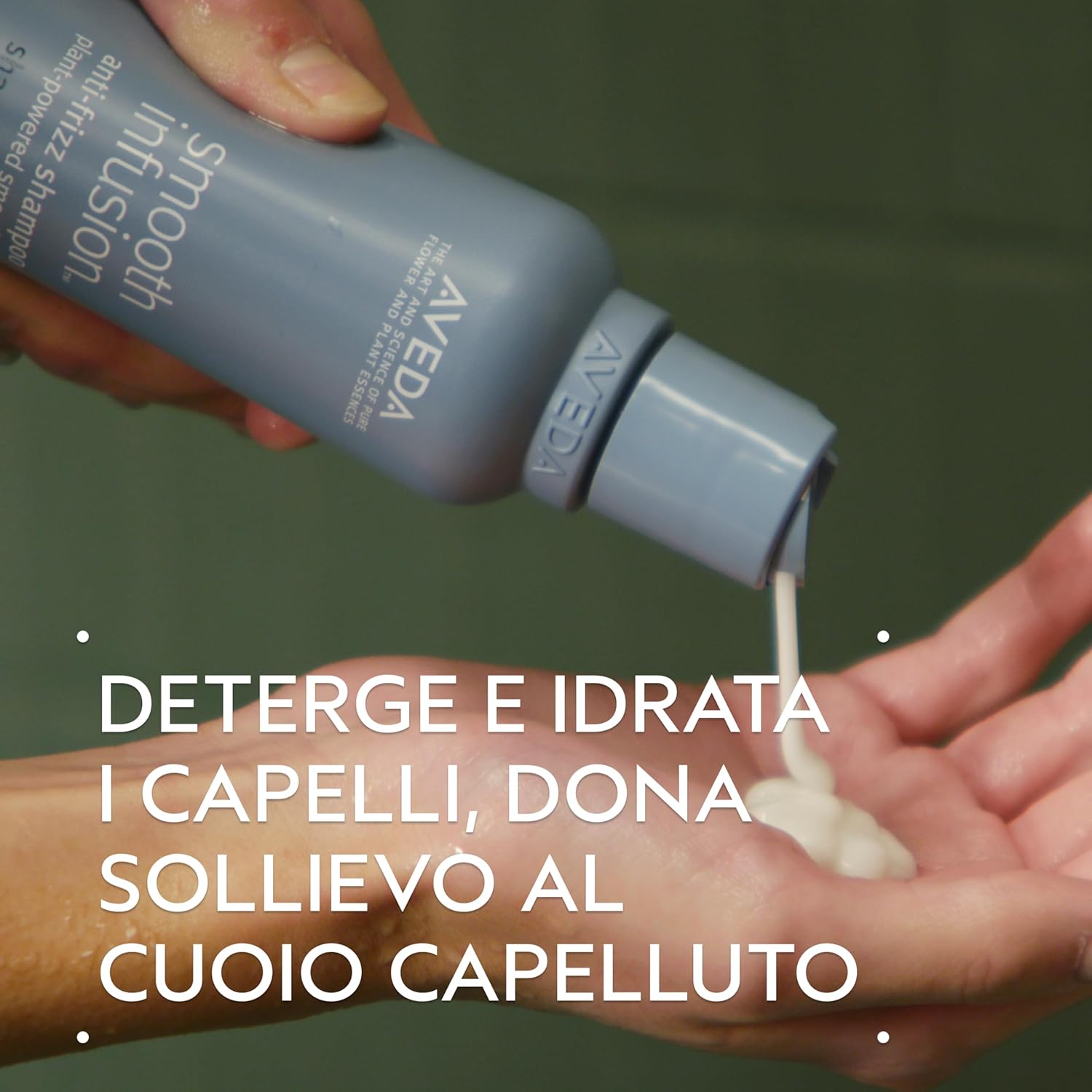 Detalle de Aveda Smooth Infusion Shampoo anti-crespo: controllo del crespo, protezione dall’umidità e formula senza siliconi (200 ml)