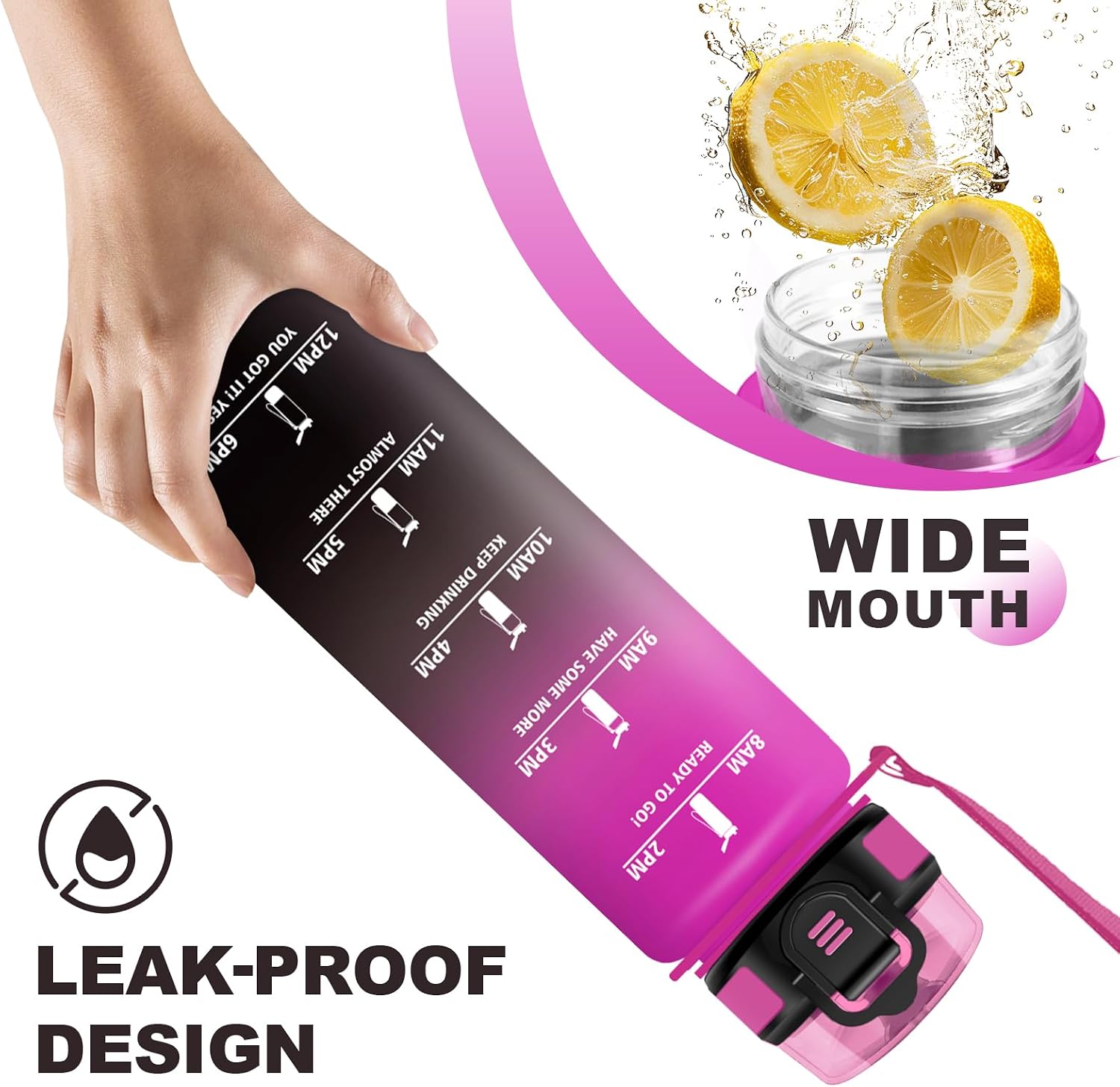 Detalle de JAPORIA Gourde 1L bouteille d'eau 1L