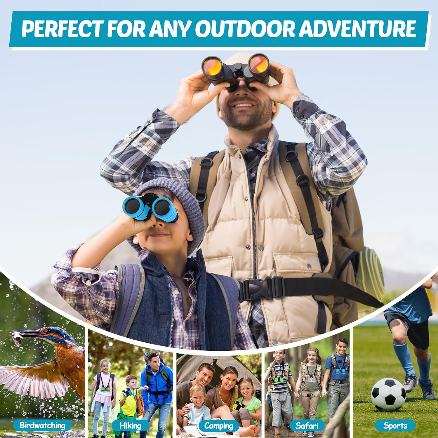 Thumbnail 6 de Kids binoculars toy for outdoor play