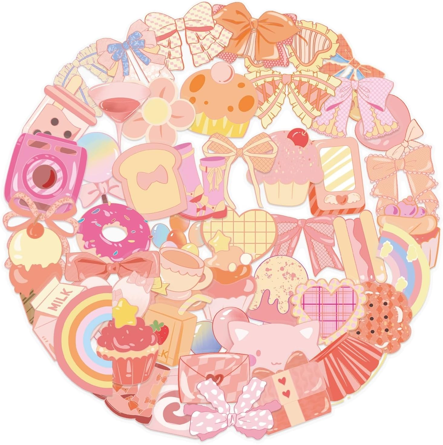 Detalle de 50 Pcs Amusement Park Stickers for Kids, Teens and Adults – Waterproof Vinyl Decals Pack