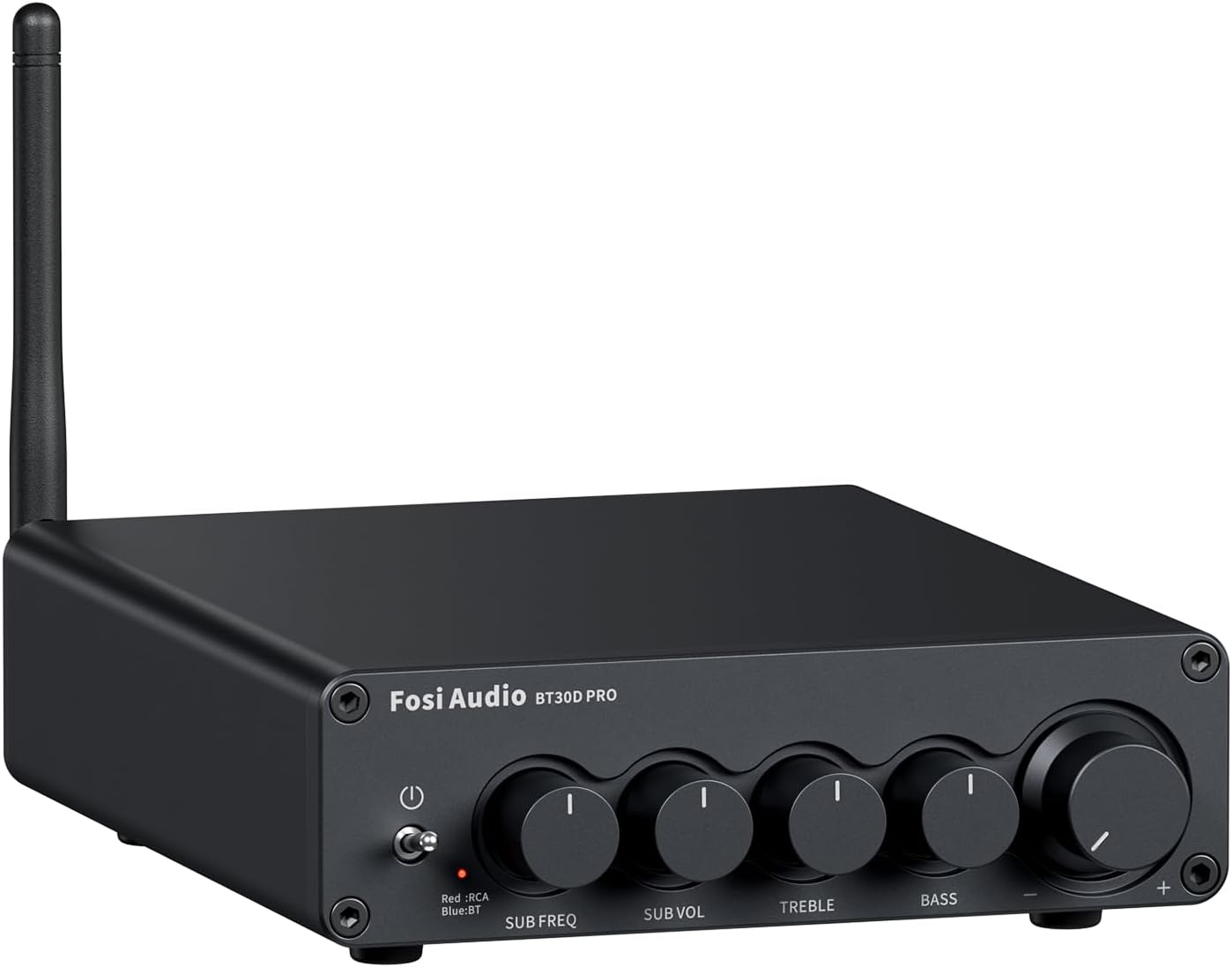 Fosi Audio BT30D Pro mini amplificateur Bluetooth 2.1CH (TPA3255, 165 W x2 + 350 W) pour enceintes d’extérieur et caisson