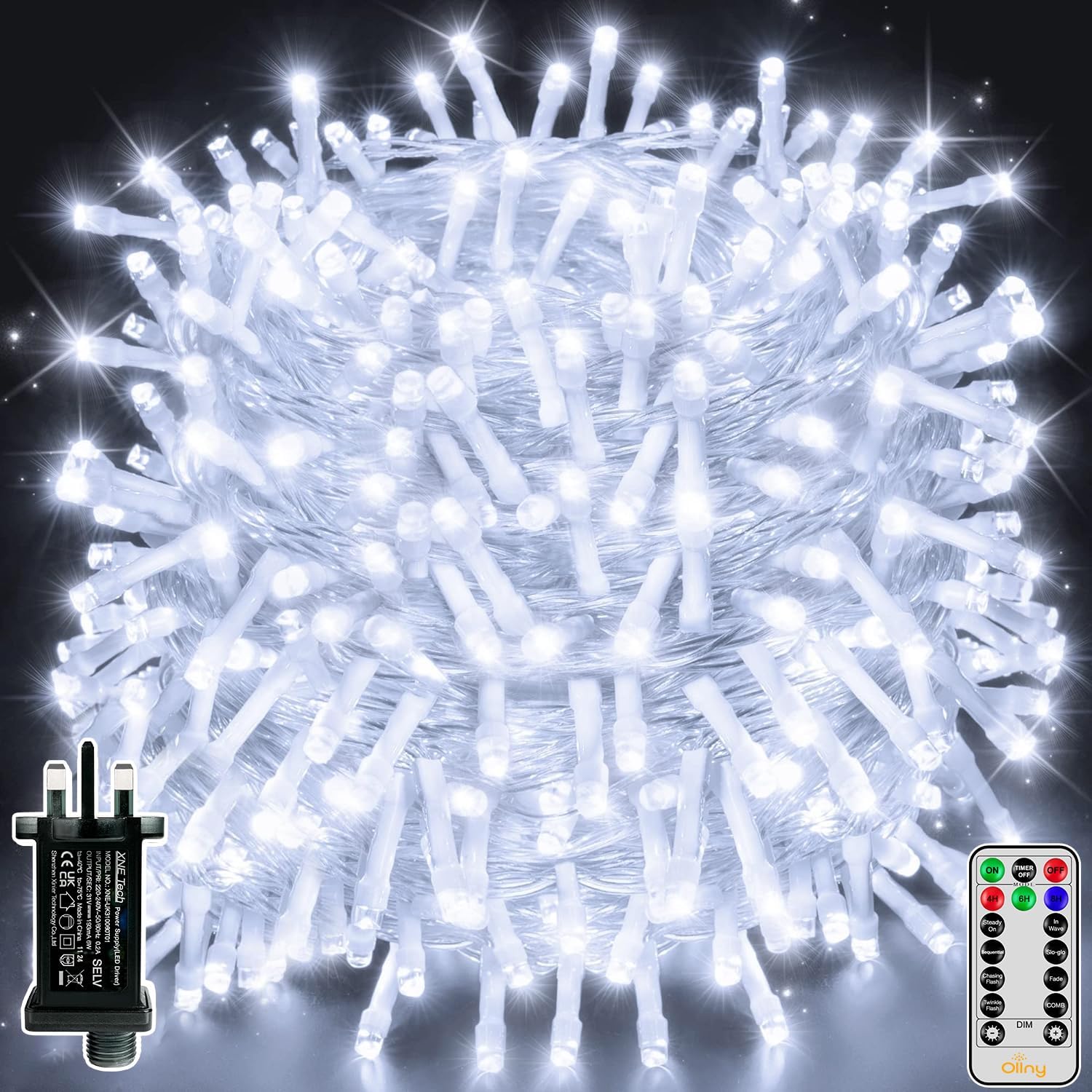 Detalle de Ollny Outdoor 800 LED Fairy Lights 80m ๐