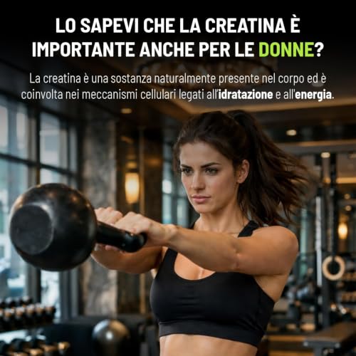 Detalle de Equilibra Creatina Monoidrato 3000mg, 180 Compresse: la scelta pratica per chi cerca supporto alle prestazioni sportive