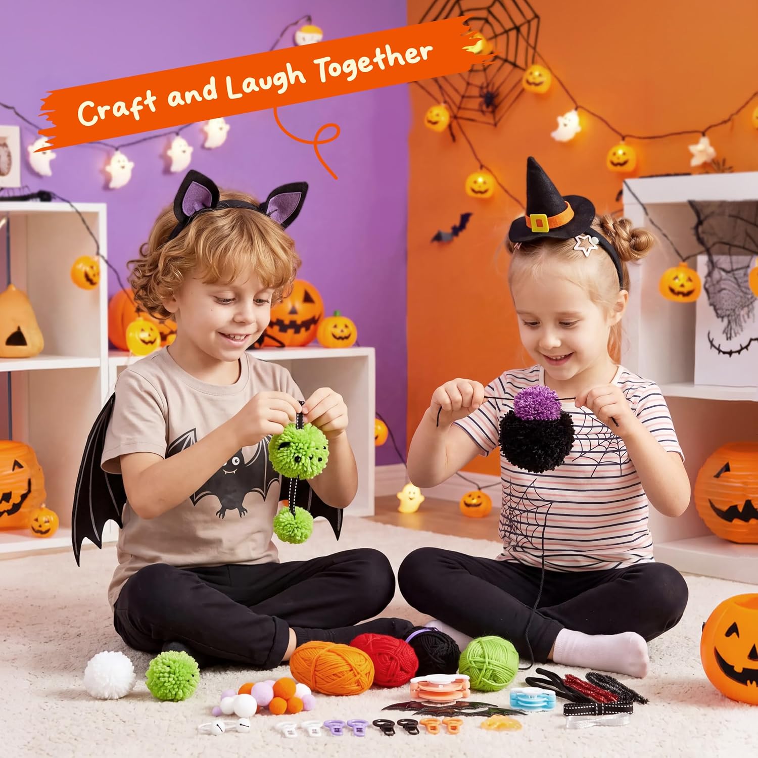 Thumbnail 6 de JOVA Halloween Pom-Pom Craft Kit