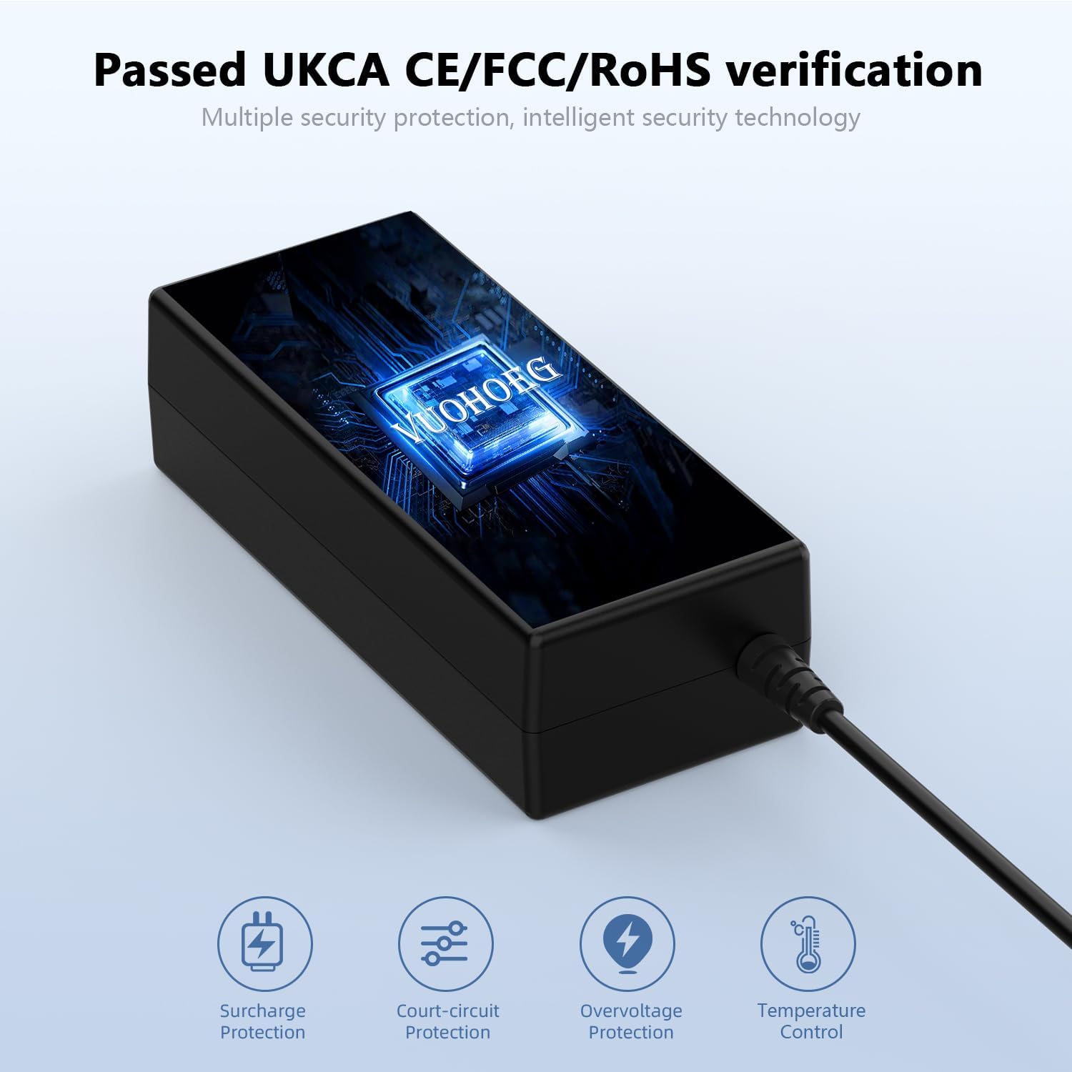 Thumbnail 4 de VUOHOEG 65W Laptop Charger for Lenovo Ideapad and More — Practical, Safe Power