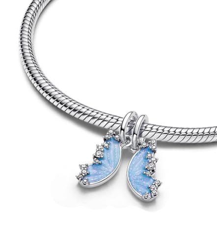 Detalle de PHCLASY Beautiful Butterfly Charms: charm de plata 925 para pulseras y collares, Halloween
