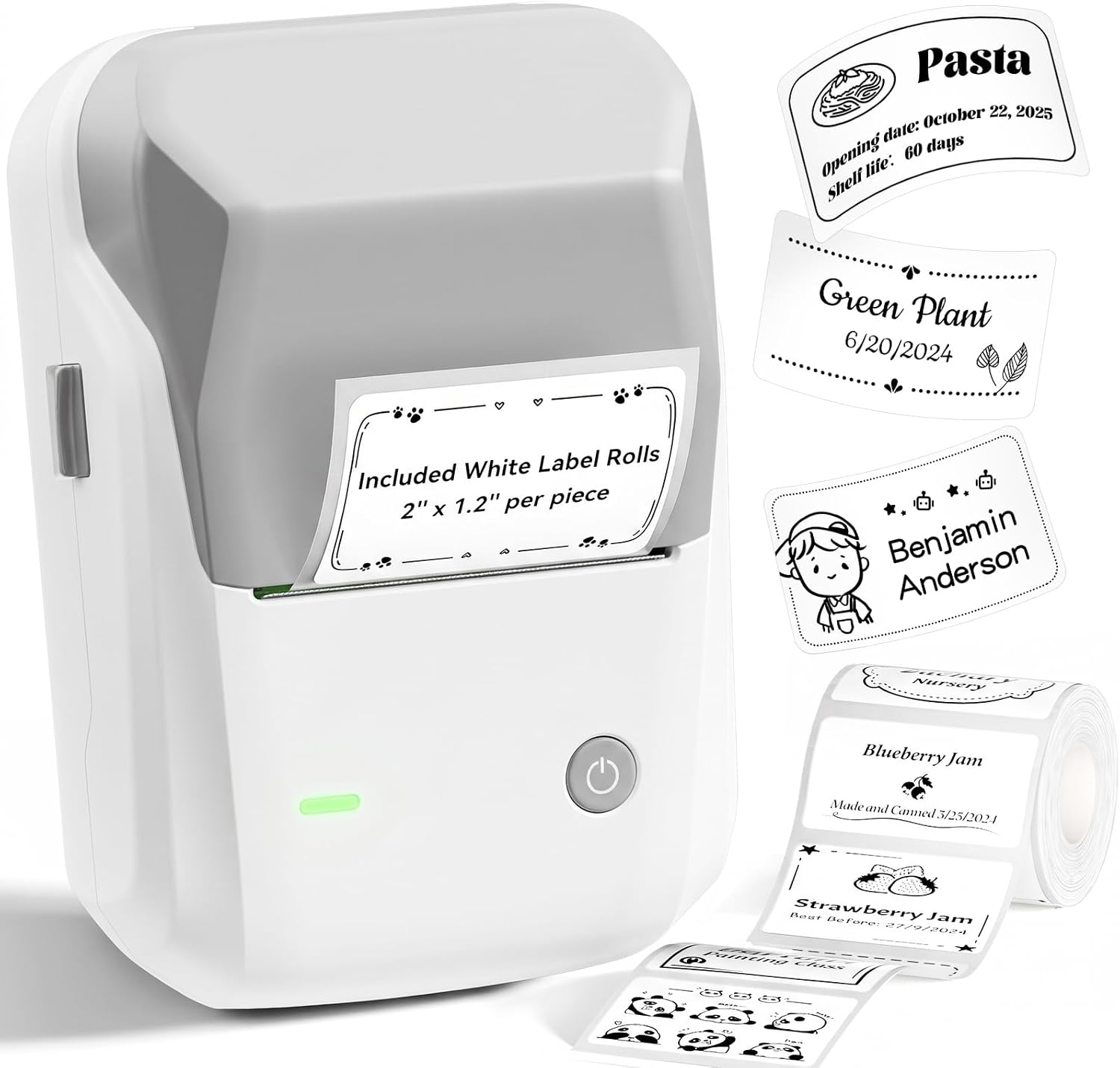 Detalle de NIIMBOT B1 Bluetooth Label Maker, Inkless Thermal Printing for 2-Inch Labels