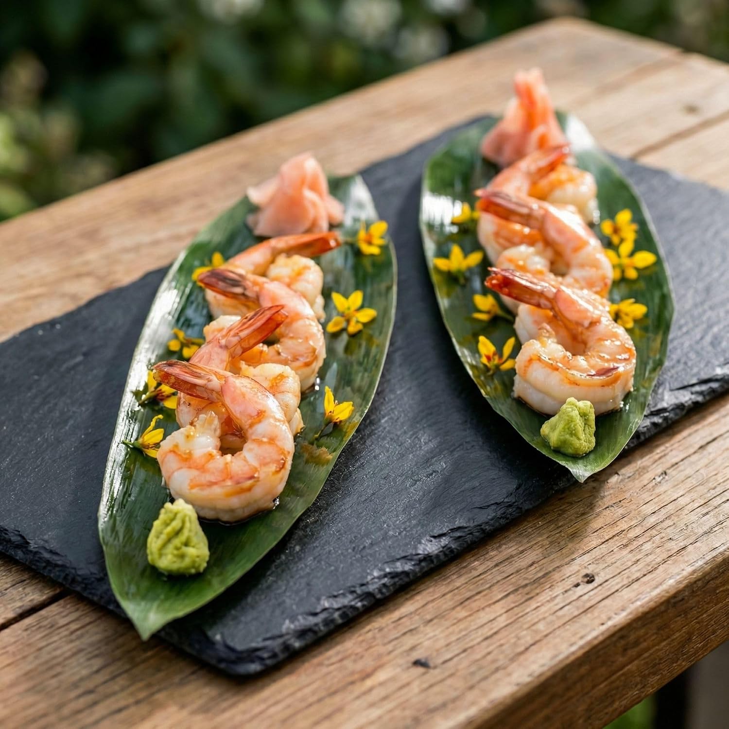Detalle 2 de Restaurantware Green Bamboo Fresh Leaves, 11.8 x 3.5-Inch, 1,000 Pack