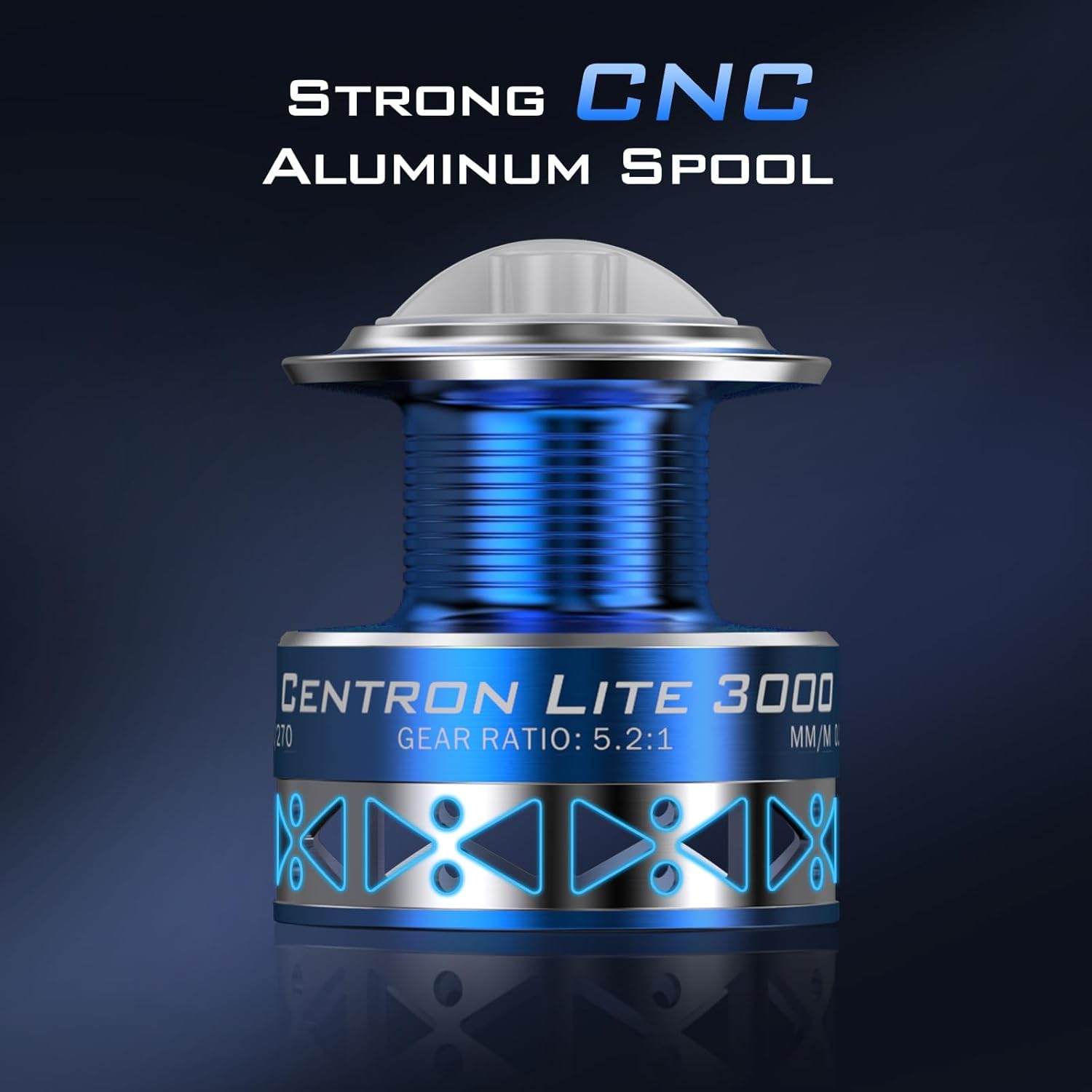 Thumbnail 5 de KastKing Centron & Centron Lite Spinning Reels (Size 500) for Ice Fishing, Up to 17.5 Max Drag, 5.2:1 Gear Ratio