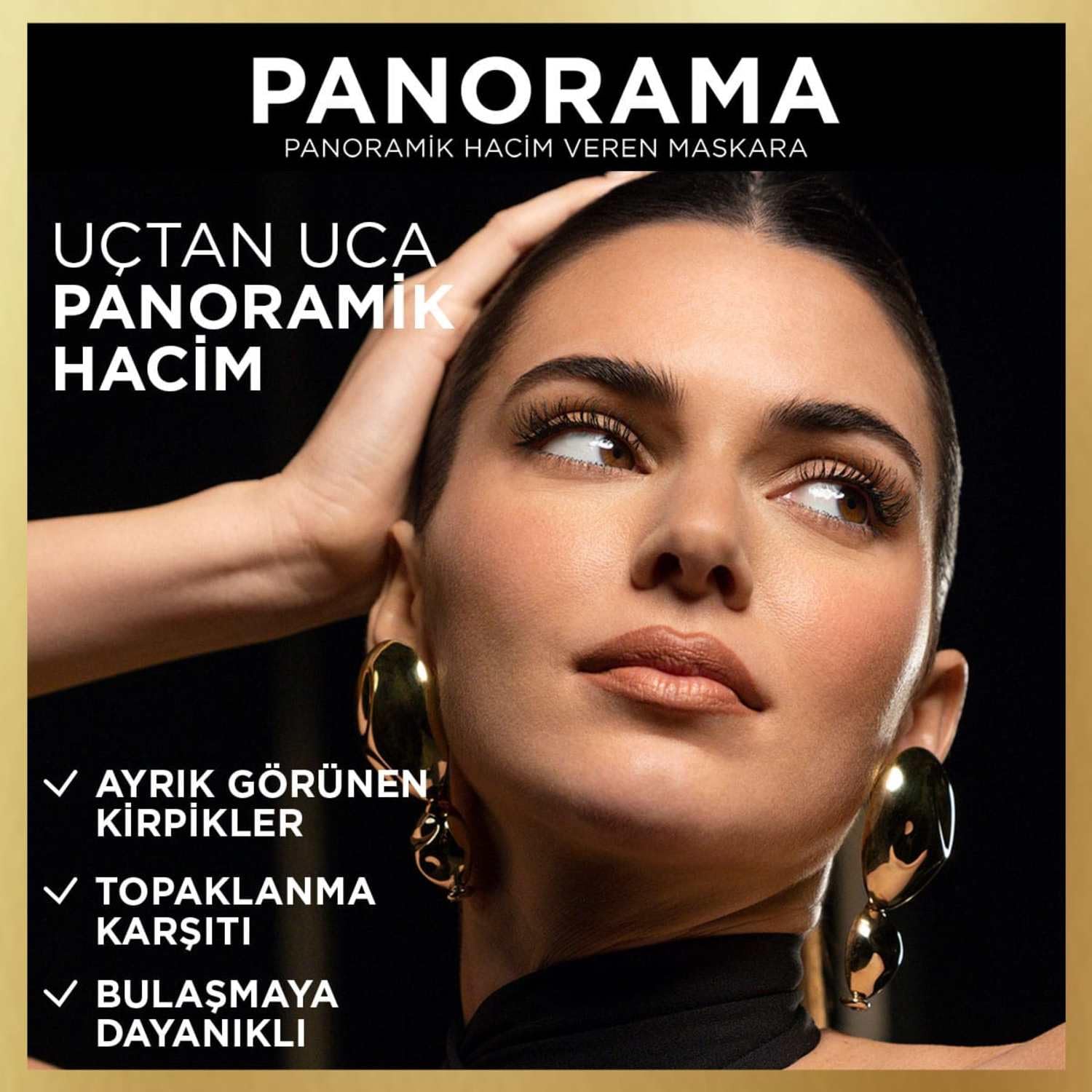 Detalle de L’Oréal Paris Panorama Mascara – Volume Million Lashes Panorama, Schwarz, 9,9 ml