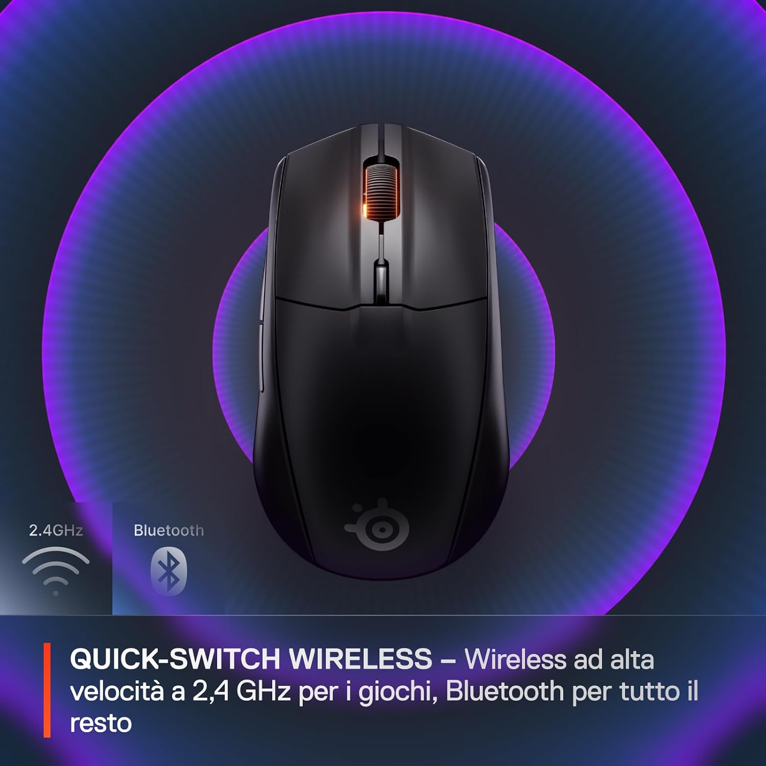 Thumbnail 2 de SteelSeries Rival 3 Wireless Gen 2 2,4 GHz gaming