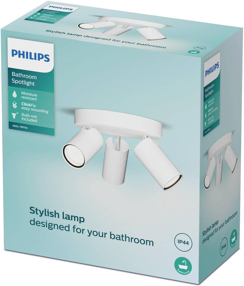 Thumbnail 3 de Philips Idris - Foco de Baño Redondo 3 Luces 💡 Resistente