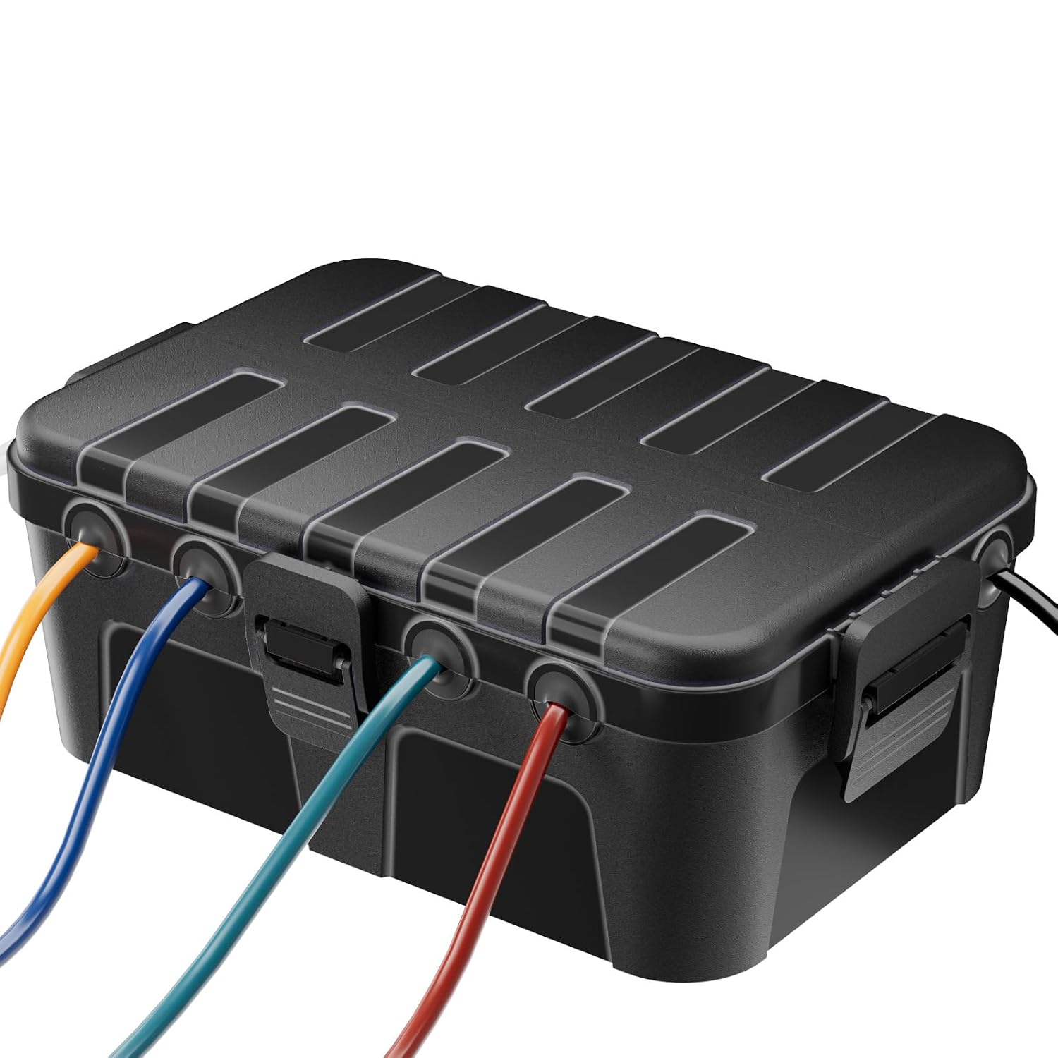 Thumbnail 6 de RESTMO IP54 Extra Large Outdoor Electrical Box, 6 Cable Entries, Black