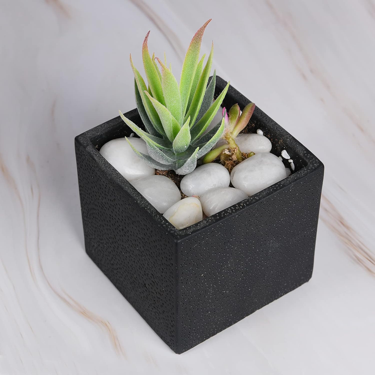 Thumbnail 4 de Hisredsun 3.96 lb White Polished Stones 3–5cm Aquarium Pebbles 🪨