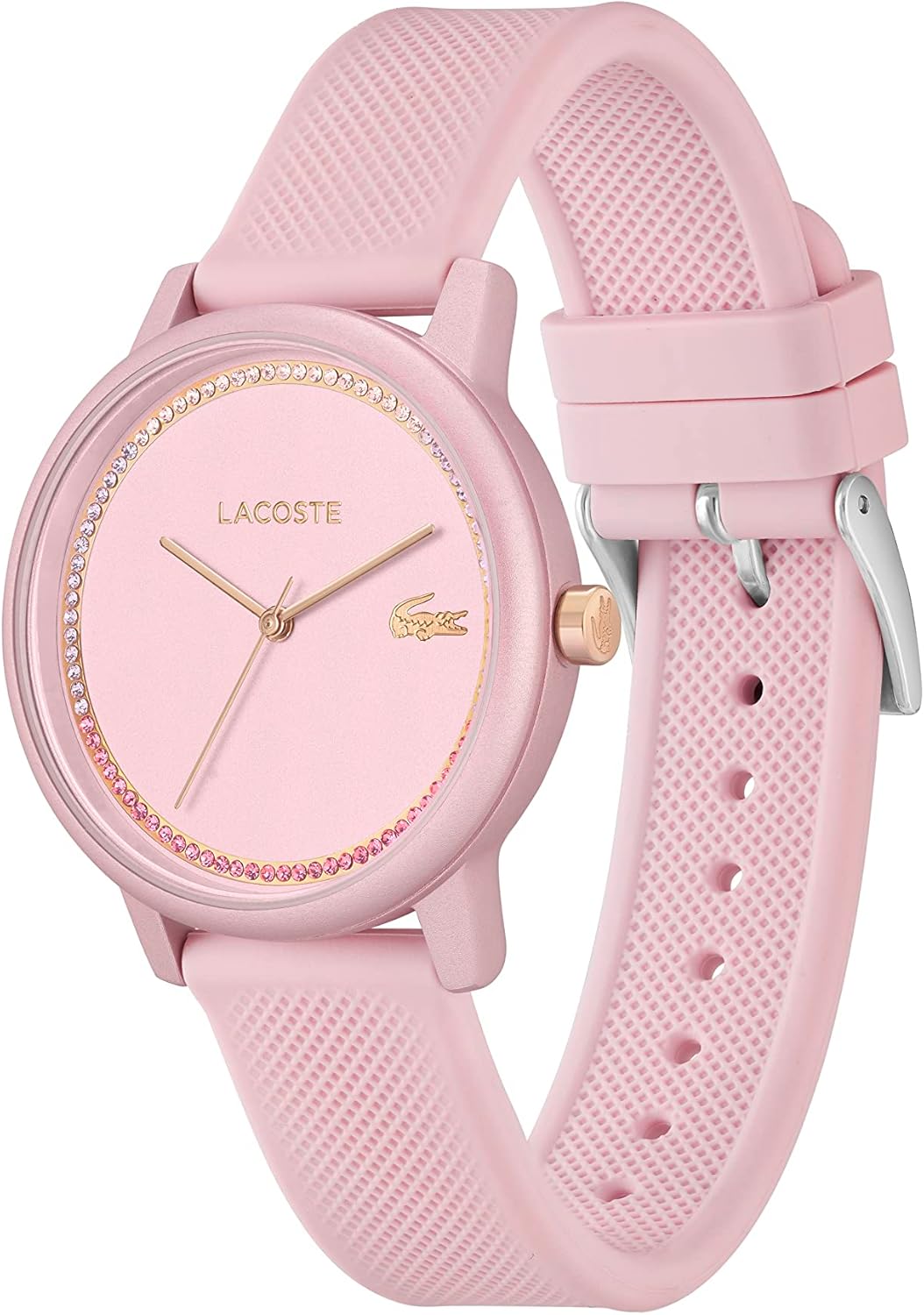 Thumbnail 1 de Lacoste.12.12 GO Montre analogique quartz pour femme – bracelet silicone rose